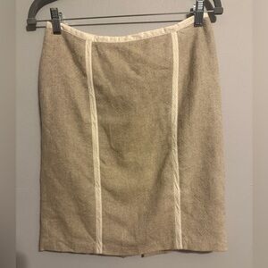 Tan Proenza Schouler for Target Linen Skirt size 3/4